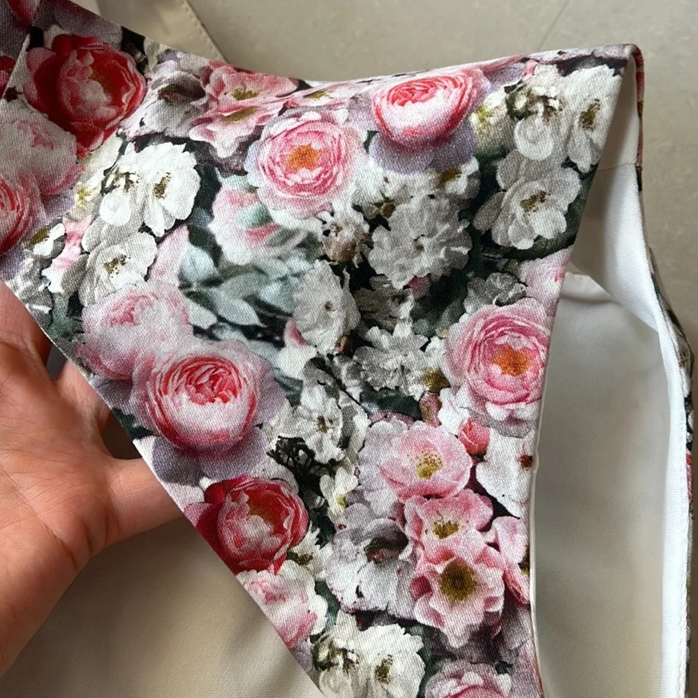 Zara Trafaluc Flower Dress 00 - Picture 4 of 9